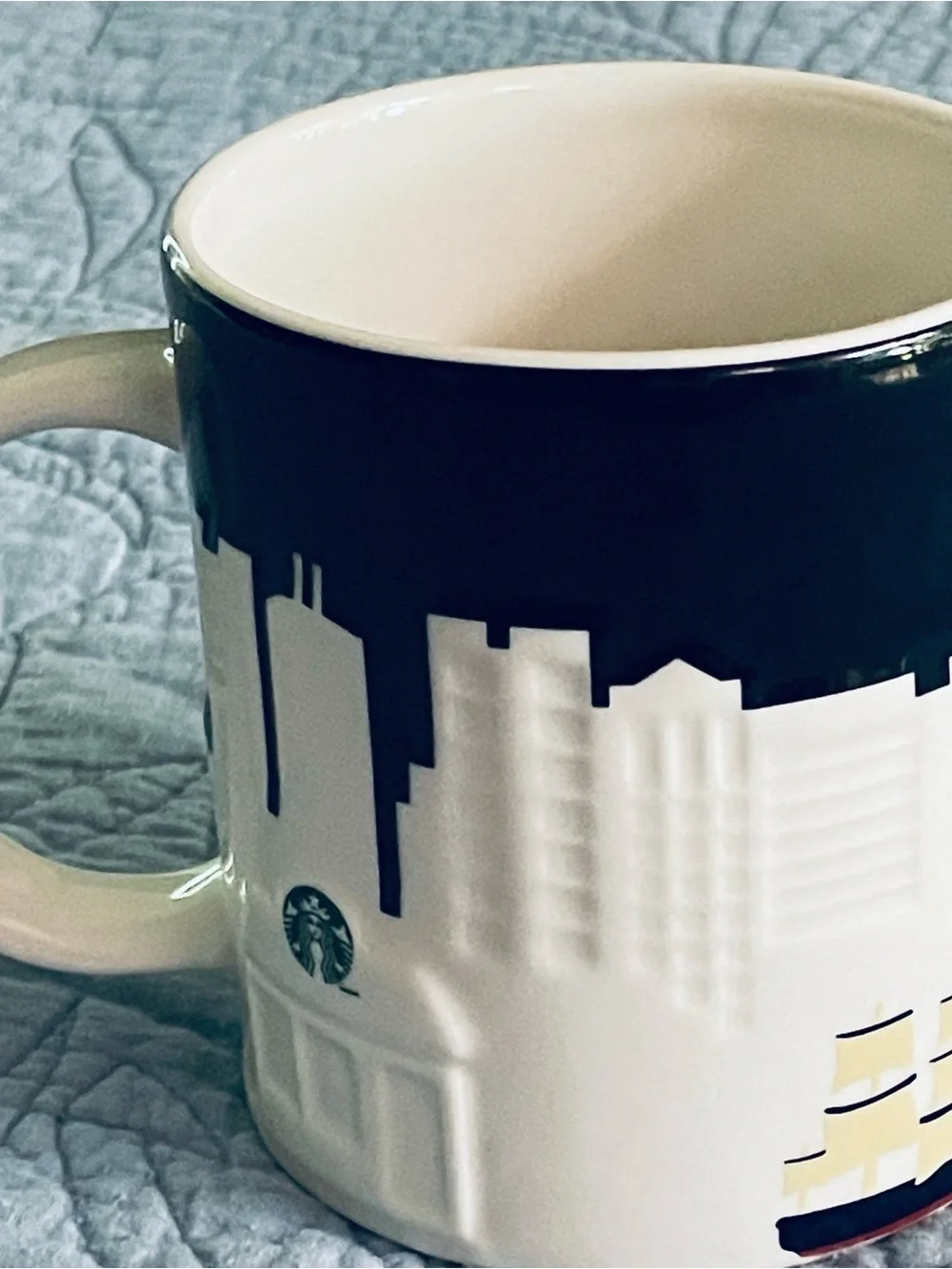 Starbucks 2012 3D Relief Boston City Skyline Collector Series Mug /Cup 16 Oz.